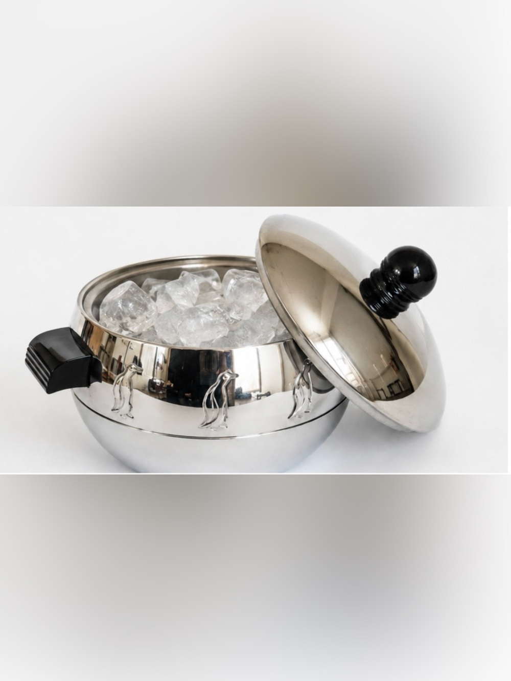 1950’s West Bend Chrome Penguin Ice Bucket